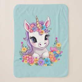 Sweet Magical Baby Unicorn Sherpadecke