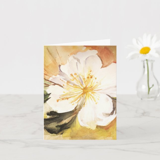 Sweet Magnolia Blank Card  Karte (Kleine Pflanze)