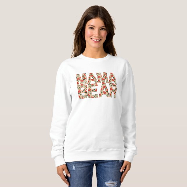 Sweet Mama Bear Watermelon Wonder Sweatshirt (Vorne ganz)