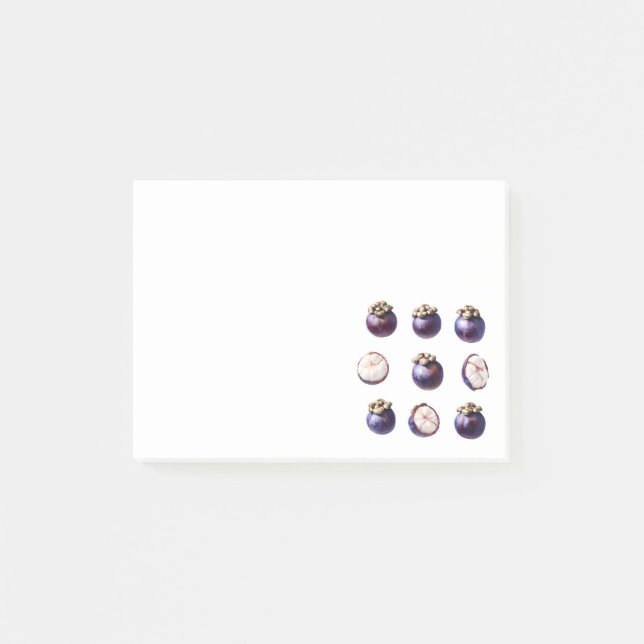 Sweet Mangosteen Tropical Fruit Post-it Klebezettel (Vorderseite)