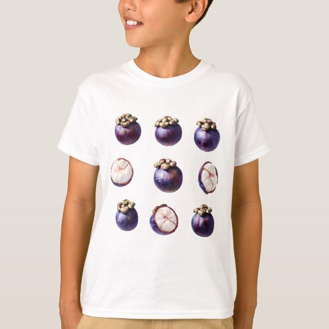 Sweet Mangosteen Tropical Fruit T-Shirt (Vorderseite)