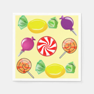 Sweet Mix Candy Yellow Serviette