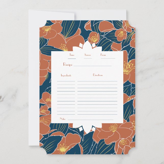 Sweet Mock Orange Flachrezeptkarte (Vorderseite)