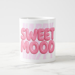 Sweet Mood Pink Bubble Letting Niedliche Ästhetik Jumbo-Tasse