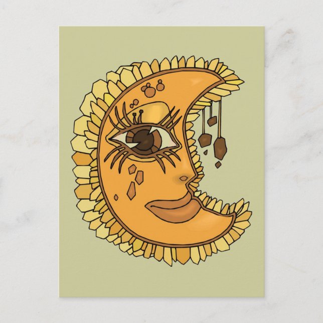 Sweet Moon Delight Postcard Postkarte (Vorderseite)