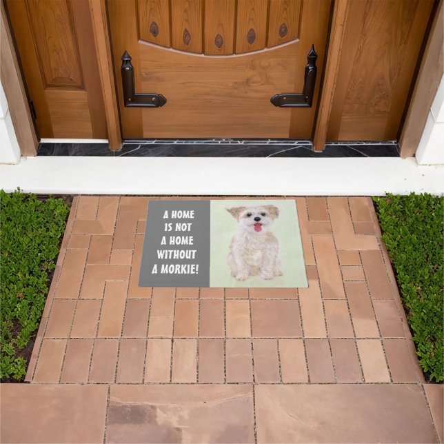 Sweet Morkie Doormat Fußmatte (Außenbereich)