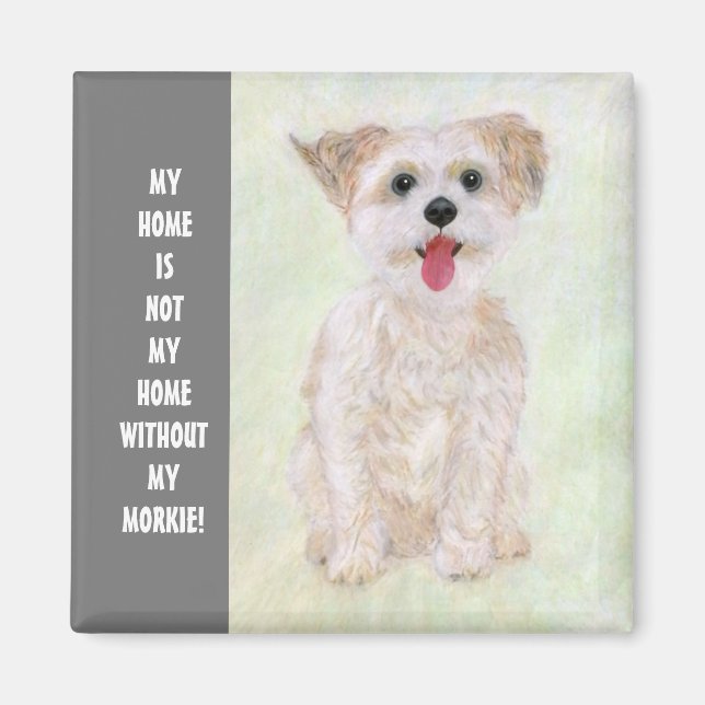Sweet Morkie Home Magnet (Devant)