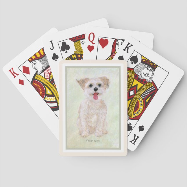 Sweet Morkie Spielkarten (Rückseite)