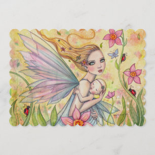 Sweet Mother and Baby Fairy Baby Shows lädt ein Einladung