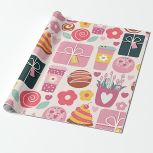 Sweet Mother Day Celebration Geschenkpapier