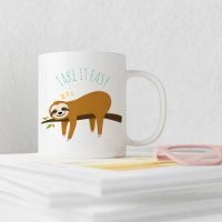Sweet Napping Sloth "Take It Easy"