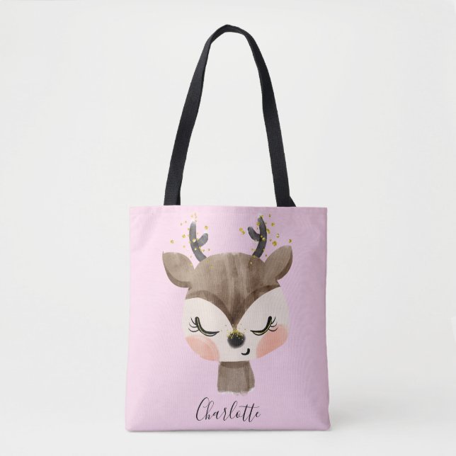Sweet Niedlich & Girly Pastel Blush Pink Baby Rent Tasche (Vorderseite)