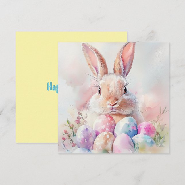 Sweet Oaster Bunny Card Feiertagskarte (Vorne/Hinten)
