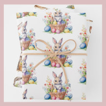 Sweet Oaster Bunny Rabbit 3 Aquarellbilder