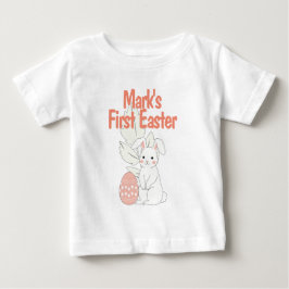 Sweet Oaster Personalisiert Erste Ostersonne Kinde Baby T-shirt