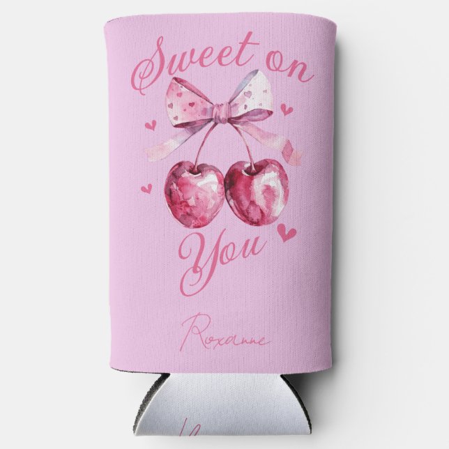 Sweet on you Custom Seltzer - Valentine Selters Dosenkühler (Vorderseite)