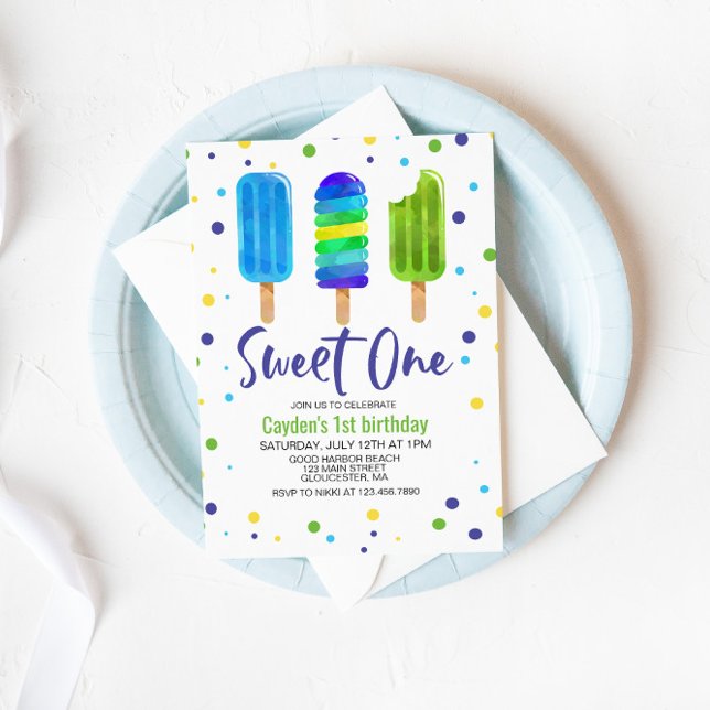 Sweet One 1. Geburtstag Einladung (Von Creator hochgeladen)