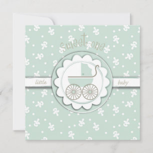 Sweet One Card Square Einladung