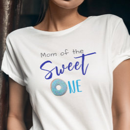 Sweet One Donut Blue 1. Geburtstag Party Mama T-Shirt