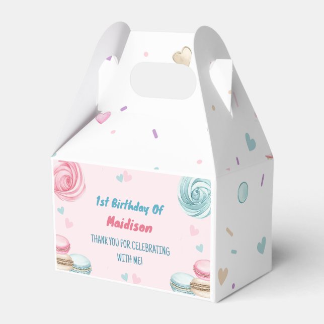 Sweet One Donut Niedlich farbenfroh Geschenkschachtel (Vorderseite)