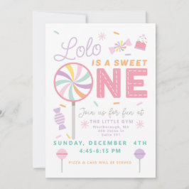 Sweet One First Birthday customizable Invitation Einladung