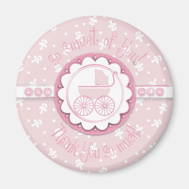 Sweet One Girl TY Magnet (Devant)