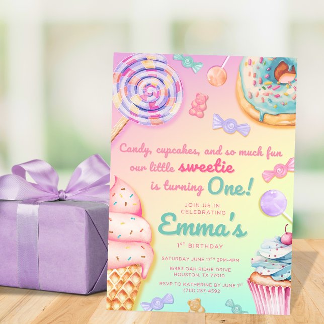 Sweet One Invitation Einladung (Von Creator hochgeladen)