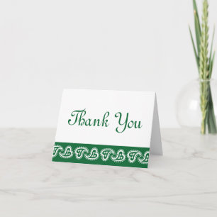 Sweet Paisley Hearts in Green Danke-Card Dankeskarte