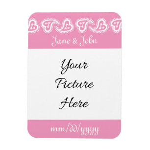 Sweet Paisley Hearts in Petal Pink Erinnerung Magn Magnet