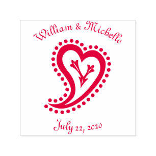 Sweet Paisley hört selbstbewusste Akzent-Briefmark Permastempel
