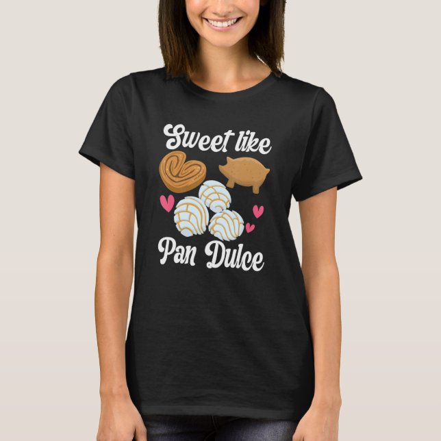 Sweet Pan Dulce Conchas Latina Mexican Mujer Conch T-Shirt (Vorderseite)