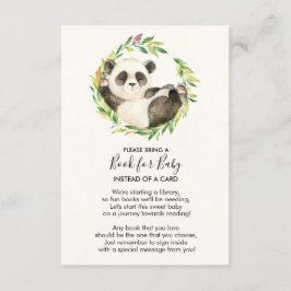 Sweet Panda Baby Showbook mit Babykarte Begleitkarte