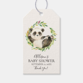 Sweet Panda Bear Baby Dusche Gefallen Tag Geschenkanhänger