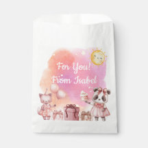 Sweet Pastel Animal Birthday