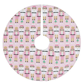 Sweet Pastel Nutcracker Weihnachten Polyester Weihnachtsbaumdecke