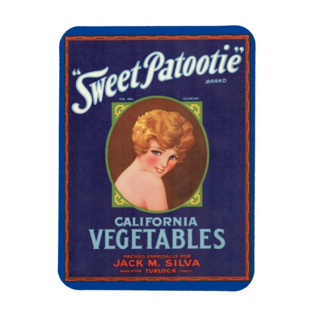 Sweet Patootie Brand Magnet (Vertikal)