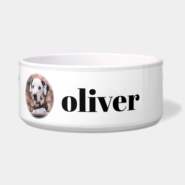 Sweet Paw druckt Personalisiert Hunde-Foto Napf (Vorderseite)