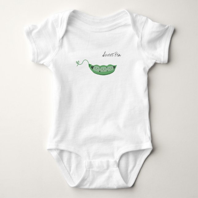 Sweet Pea Baby Bodysuit Baby Strampler (Vorderseite)