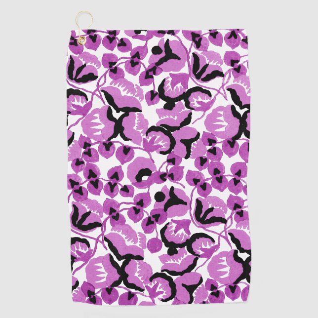 Sweet Pea (Berry) Fine Art Golfhandtuch (Vorderseite)
