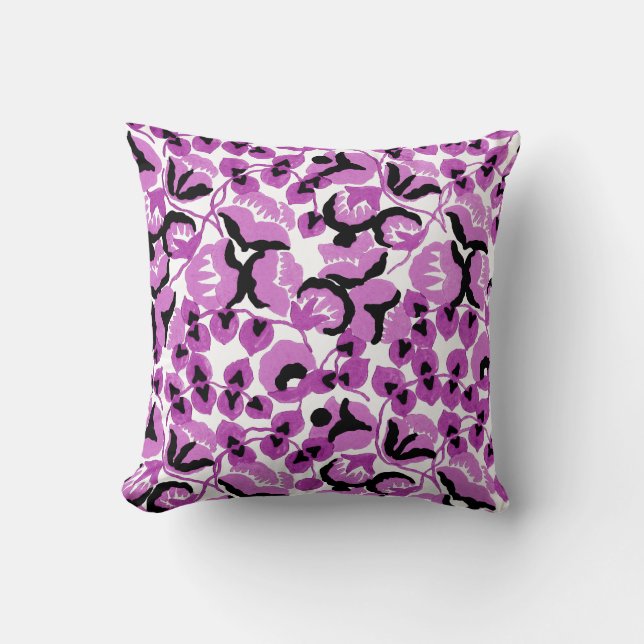 Sweet Pea (Berry) Fine Art Kissen (Vorderseite)