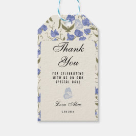 Sweet Pea Danke, dass Sie mit uns feiern Geschenkanhänger