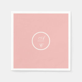 Sweet Pea Floral Pink und Creme Serviette