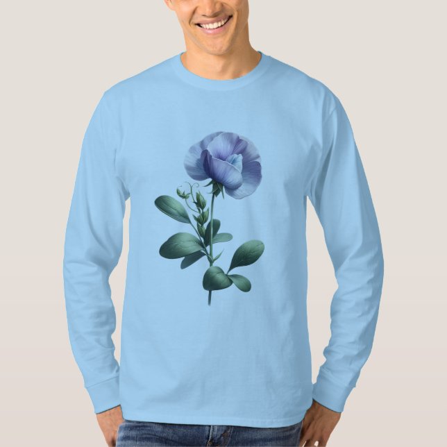 Sweet Pea in Bloom T-Shirt (Vorderseite)