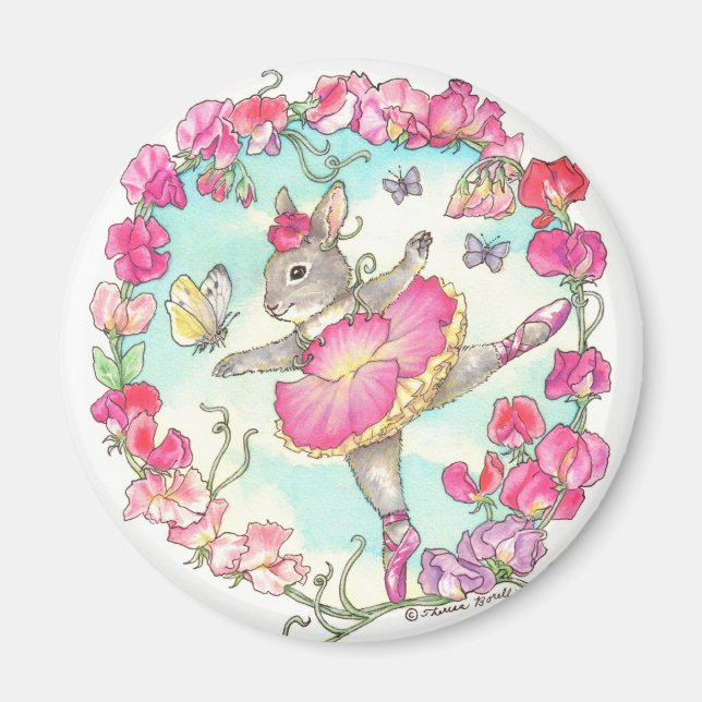 Sweet Pea Magnet (Vorne)