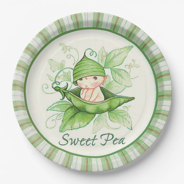 Sweet Pea  Pappteller (Vorderseite)