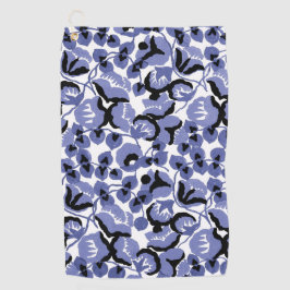 Sweet Pea (Periwinkle) Fine Art Golfhandtuch