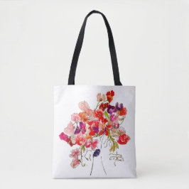 Sweet Pea Tote Bag Tasche