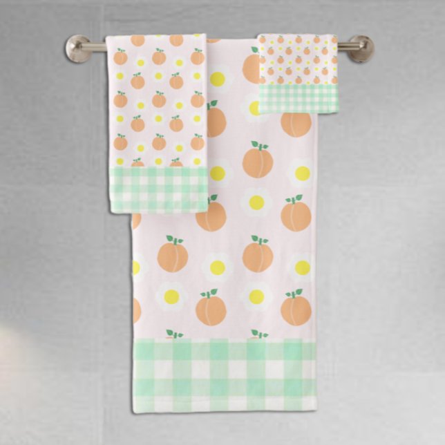 Sweet Peach Badhandtuch Set (Von Creator hochgeladen)