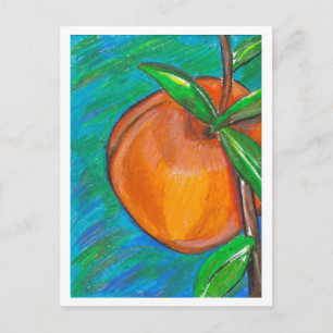 Sweet Peach Postcard Postkarte