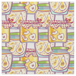 Sweet Pear Preserve Muster Stoff